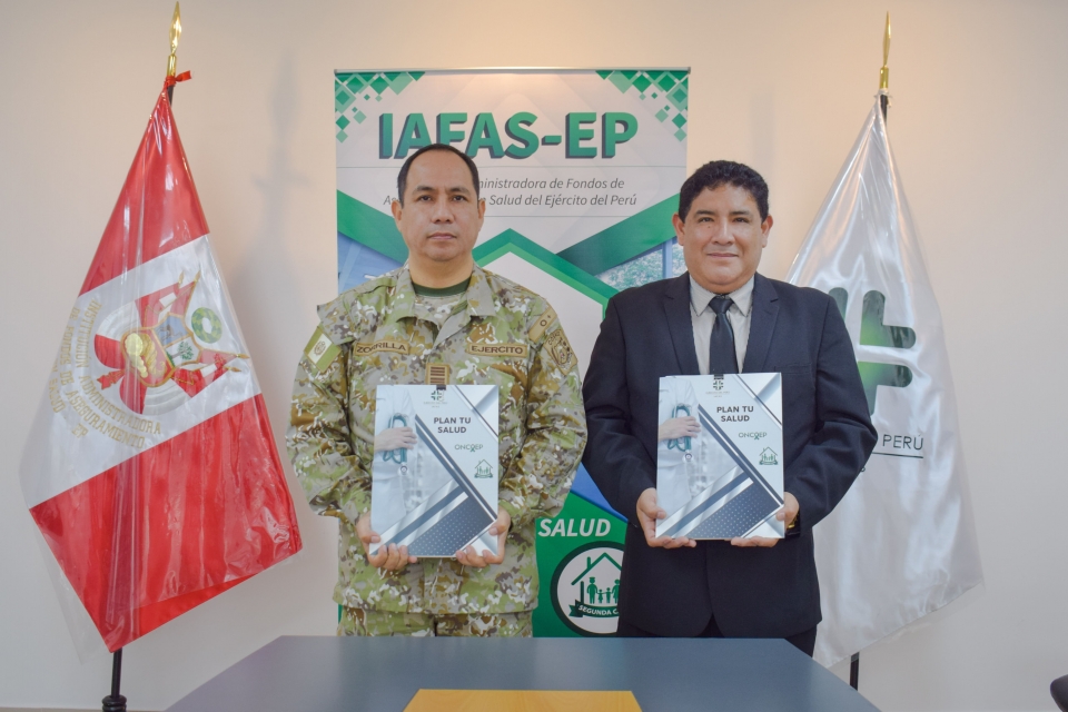 LA IAFAS EP Y LA CL&Iacute;NICA SANTA BEATRIZ FIRMAN CONVENIO