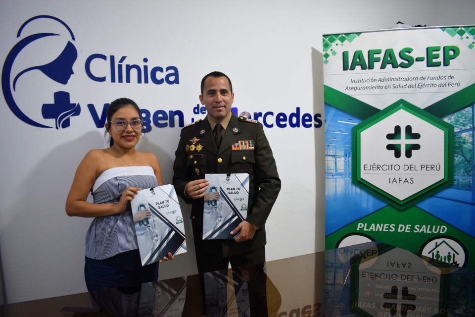 LA IAFAS EP Y LA CL&Iacute;NICA VIRGEN DE LAS MERCEDES FIRMAN CONVENIO